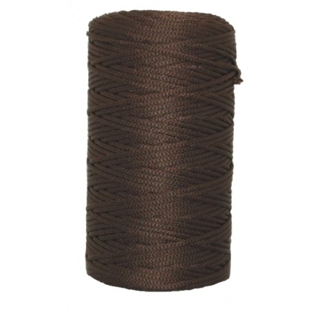 Anorak Cord 250 Mtr Roll Brown - Click Image to Close